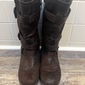 Women's Brown Leather Boots